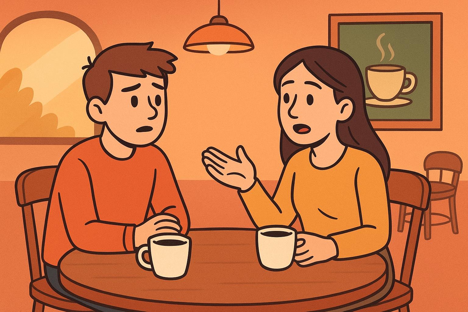 Cartoon conversation realization